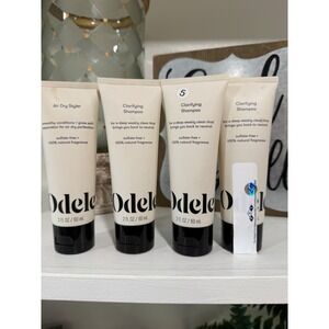 Odele Travel Size Hair Care Set 3‎ Clarifying Shampoos 1 Air Dry Styler 2oz Each